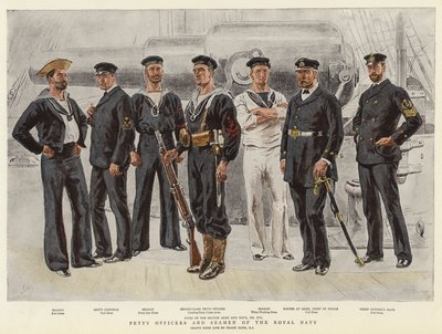 Suboficiales y marineros de la Royal Navy de Frank Dadd